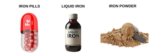 Comparing Iron Pills, Liquid Iron, and Iron Powder