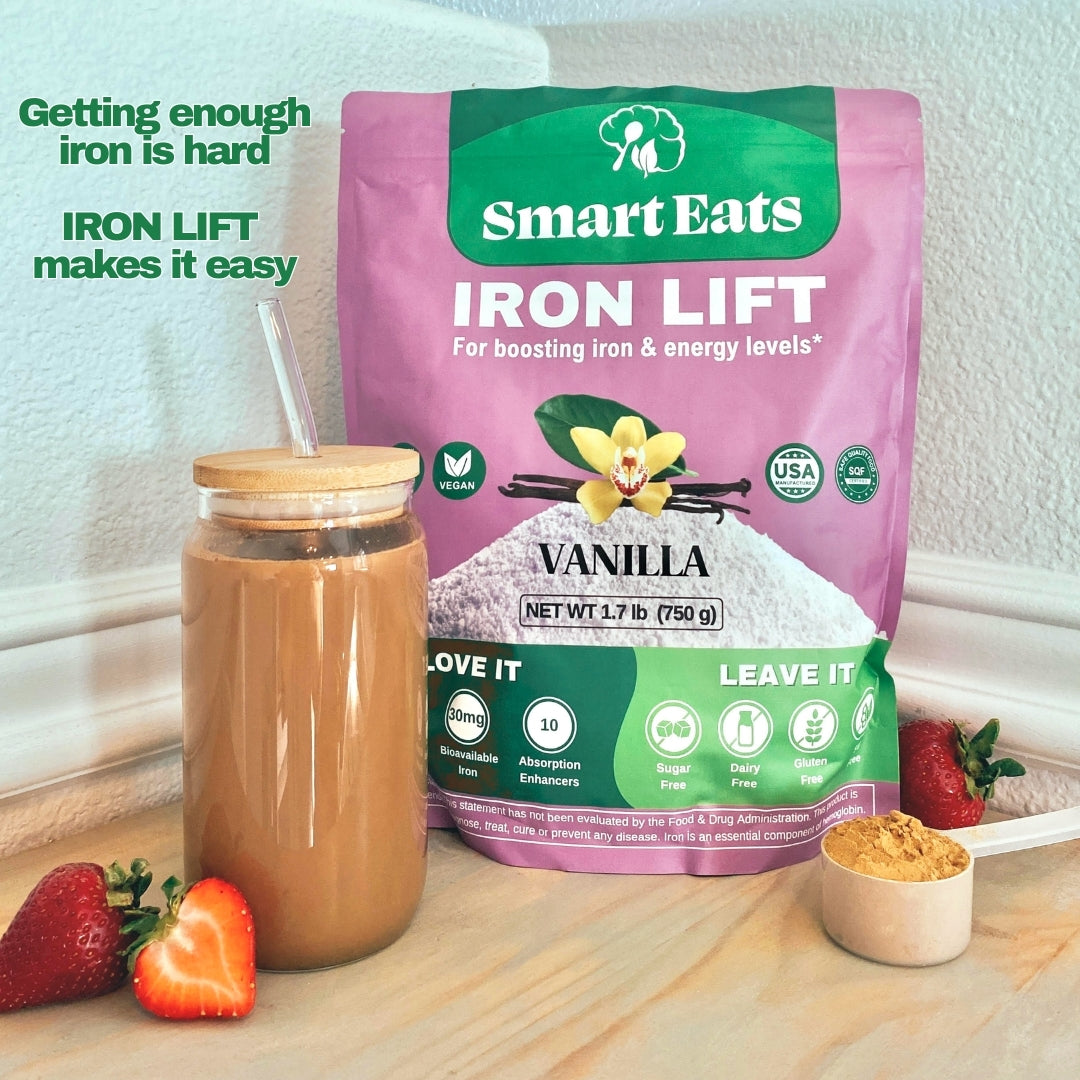 Iron Powder - Highly Absorbed, Avoids Side Effects - Vegan Vanilla