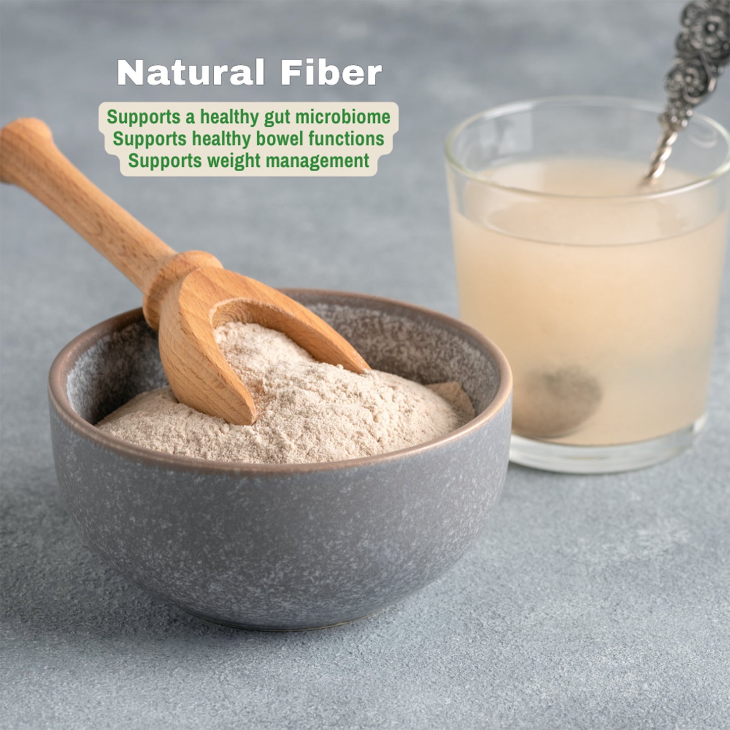 Psyllium Husk Powder - Prebiotic Fiber