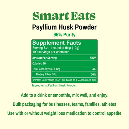 Psyllium Husk Powder - Prebiotic Fiber