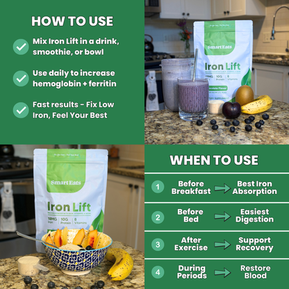 2-in-1: Iron + Protein Powder