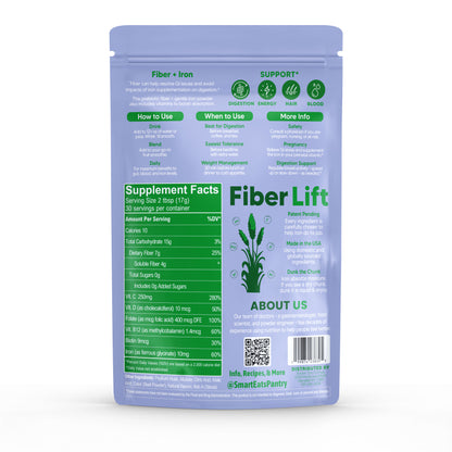 2-in-1: Iron + Fiber Powder